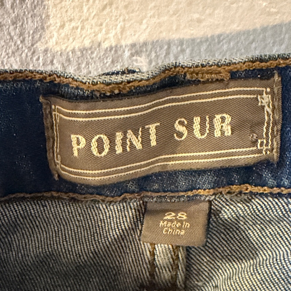 Distressed Blue Jeans - Picture 2 of 3
